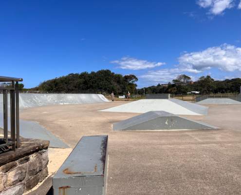 Skate park at Maroubra Beach