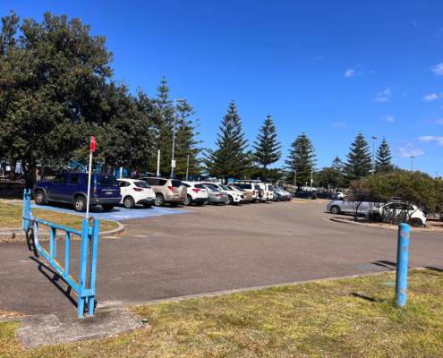 Parking at Maroubra Beach