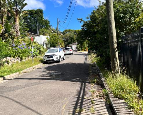 Street parking near Milk Beach