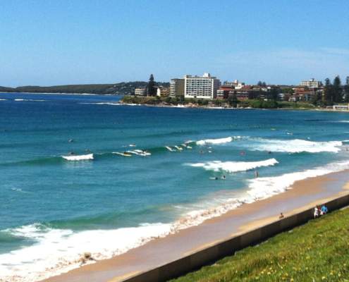 Surfing at North Cronulla Beach