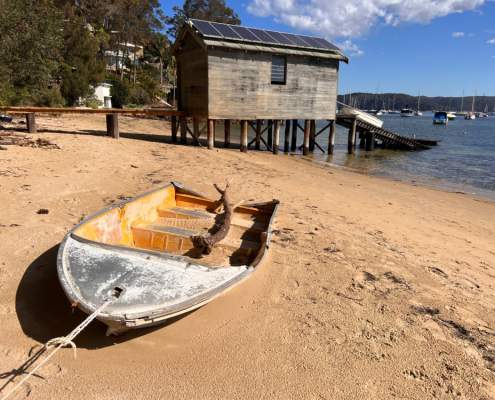 Boat on Paradise Beach