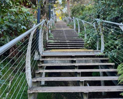 Stairs from Quarantine Beach